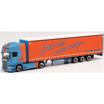 Scania R !3 TL Lowliner-Gardinenplanen-Sattelzug, MB Cargo - Mit uns unterwegs, Kreuztal, Nordrhein-Westfalen