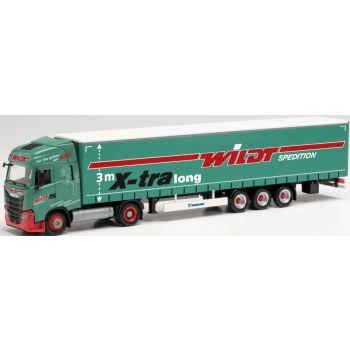 Iveco S-Way LNG Gardinenplanen-Sattelzug 15 m, Spedition Wildt - Ettenheim, Baden-Württemberg