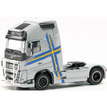 Volvo FH 18 GL XL 2020 Zugmaschine mit Lampenbügel und Rammschutz, silber