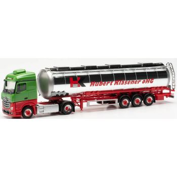 Mercedes-Benz Actros Streamspace Jumbochromtank-Sattelzug, Hubert Kläsener, Gelsenkrichen, Nordrhein-Westfalen