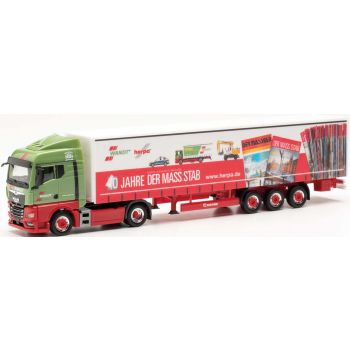 MAN TGX GM Gardinenplanen-Sattelzug, Spedition Wandt - 40 Jahre Der Massstab, Braunschweig - Niedersachsen