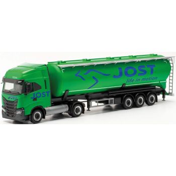 Iveco S-Way LNG Silo-Sattelzug, Jost Group - life in motion, Weißwampach - Luxemburg