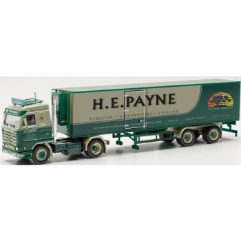 Scania 143 Kühlkoffer-Sattelzug, H.E. PAYNE - Bedford, England