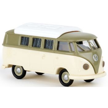 VW T1b Camper mit  Dormobildach, gelbgrau/hellelfenbein