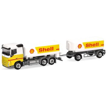 Volvo FH Flachdach 2020 Benzintank-Hängerzug SHELL