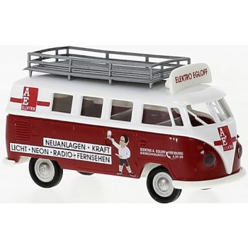 VW T1b Kombi mit Dachträger und Dachschild, Elektro Egloff, Baujahr 1960