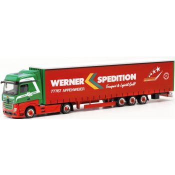 Mercedes-Benz Actros Bigspace 15 Meter Lowliner-Sattelzug, Werner Spedition Transport & Logistik GmbH, Appenweier - Baden-Württemberg