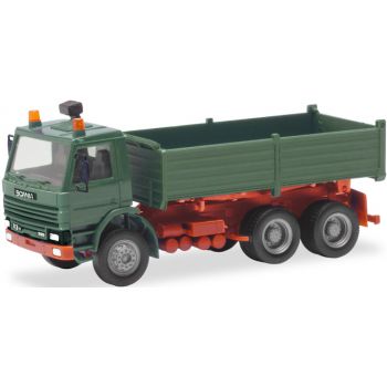 Scania 113M 380 Kipp-LKW 3achs, dunkelgrün