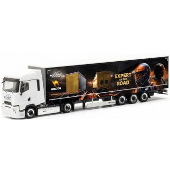 Renault T facelift Lowliner-Sattelzug, SFT / Wielton, Expert on the Road, Küps - Bayern