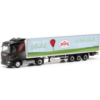 Scania CR20 ND LNG Kühlkoffer-Sattelzug, Zentis - Bewusst Natürlich ZENTIS, Aachen - Nordrhein-Westfalen