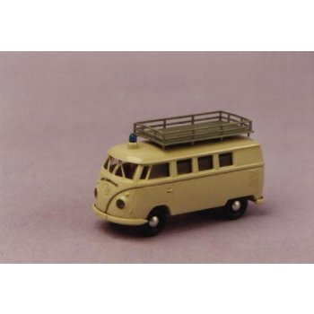 VW T1b Kombi Tatortwagen Kripo Unfall-Sondereinsatz der Polizei, hellgrau, mit Dachträger