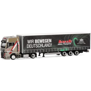 MAN TGX GX Lowlinergardinenplanen-Sattelzug, Buck Internationale Transporte - Wir bewegen Deutschland ! - Trochtelfingen, Baden-Württemberg
