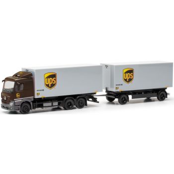 Mercedes-Benz Actros Classicspace Wechselkoffer-Hängerzug, UPS