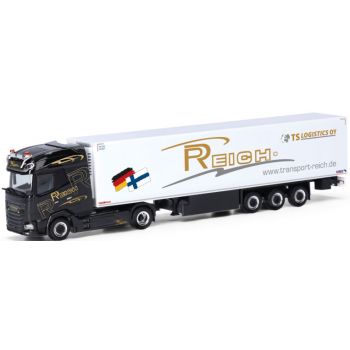 DAF XG+ Kühlkoffer-Sattelzug, Reich TS Logistics OY - www.transport-reich.de - Vimfow, Mecklenburg-Vorpommern