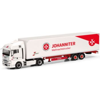 MAN TGX XLX Euro6c, Koffer-Sattelzug, Spedition Wandt - Johanniter Weihnachstrucker, Braunschweig, Niedersachsen