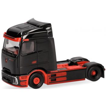 Mercedes-Benz eActros 600 ProCabin, Solozugmaschine 2achs, schwarz/rot