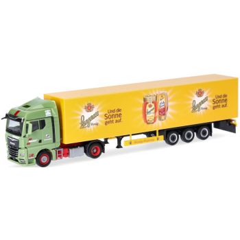 MAN TGX GM Koffer-Sattelzug, Spedition Wandt / Langnese Und die Sonne geht auf. - Braunschweig, Niedersachsen