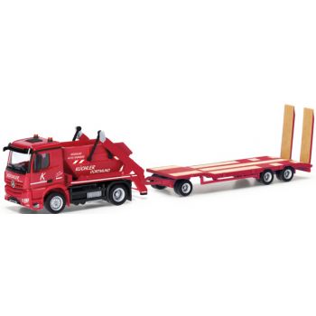 Mercedes-Benz Arocs M, Absetzkipper AK12 mit TU3 Tiefladeanhänger, Küchler - Dortmund, Nordrhein-Westfalen