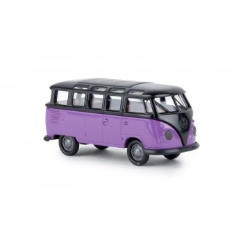 VW T1b Samba, schwarz/blaulila