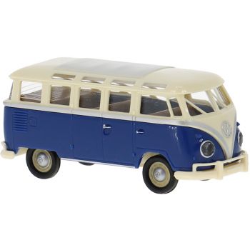 VW T1b Samba in hellbeige/blau, Baujahr 1960