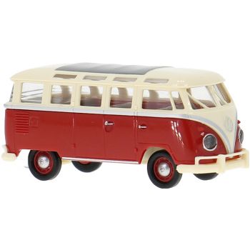 VW T1b Samba, rot/elfenbein, Baujahr 1960