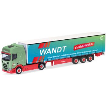 Scania CR 20 HD Gardinenplanen-Sattelzug, Spedition WANDT / BGL, #ichfahrfürdich, Braunschweig - Niedersachsen