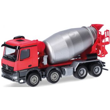 Mercedes-Benz Arocs M Betonmischer-LKW 4-achs, rot/silber