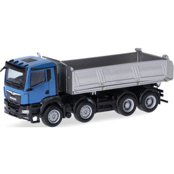 MAN TGS NN Baukipper 4-achs, blau/silber