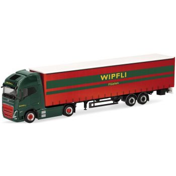 Volvo FH GL XL 2020 Electric Gardinenplanen-Sattelzug, WIPFLI Transporte, Flüelen - Schweiz