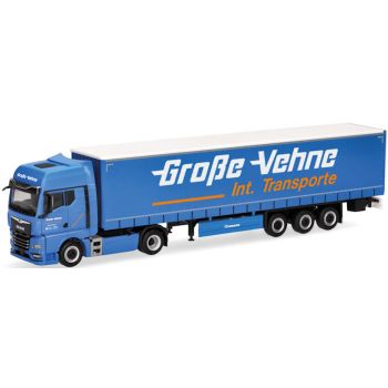 MAN TGX GX Gardinenplanen-Sattelzug, Große Vehne - Internationale Transporte, Rhede - Nordrhein-Westfalen