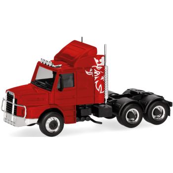 Scania Hauber 142 Zugmaschine 3achs (6x4), rot