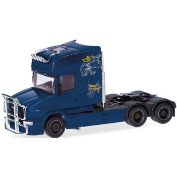 Scania Hauber 04 Topline Zugmaschine 3achs, kobaltblau