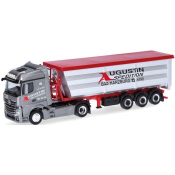 Mercedes-Benz Actros Streamspace Stahlmulden-Sattelzug, Augustin Spedition Bad Harzburg, Niedersachsen
