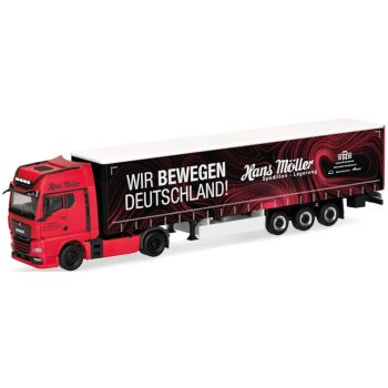 MAN TGX GX Gardinenplanen-Sattelzug, Hans Möller Spedition - Wir Bewegen Deutschland! - Fahrenkrug, Schleswig-Holstein