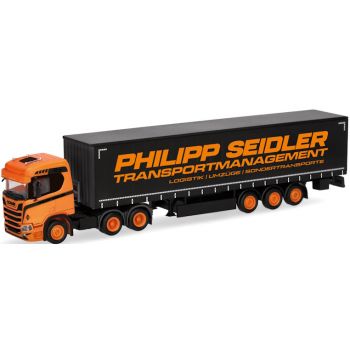 Scania CR 20 ND, Gardinenplanen-Sattelzug, Philipp Seidler Transportmanagement Logistik / Umzüge / Sondertransporte, Sangerhausen - Sachsen-Anhalt