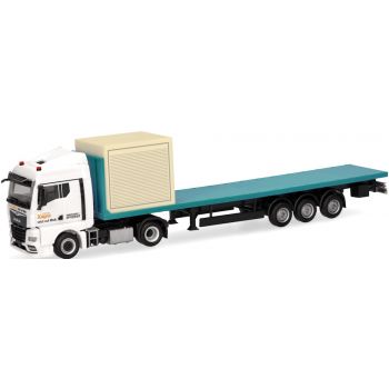 MAN TGX GM Flachbett-Sattelzug mit 20ft Koffer, Circus Krone, München - Bayern