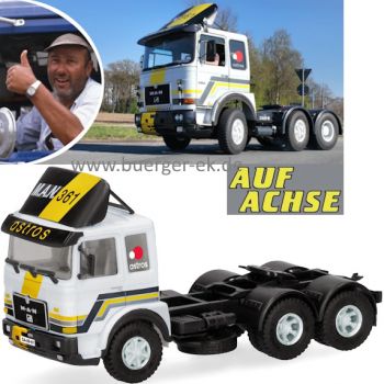 MAN F8 Zugmaschine 3achs, Auf Achse - Manfred Krug als Fernfahrer Franz Meersdonk, Originalfahrzeug war in Chile und ist nun wieder in Deutschland !