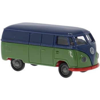 VW T1a Kasten, dunkelblau/grün, Baujahr 1950