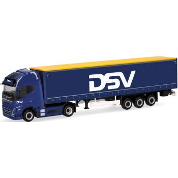 Volvo FH GL XL 2020 Electric Gardinenplanen-Sattelzug, DSV - Hedehusene, Dänemark