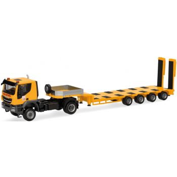 Iveco Trakker Semitieflade-Sattelzug, Goller Bögl, Brixen - Italien