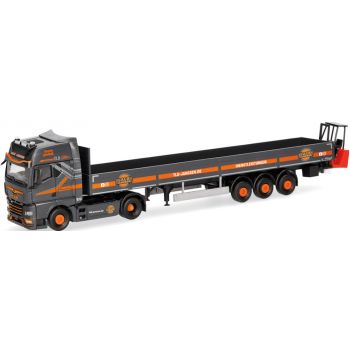 MAN TGX GX Pritschen-Sattelzug mit Mitnahmestapler, Jack Janssen, Rhede - Niedersachsen