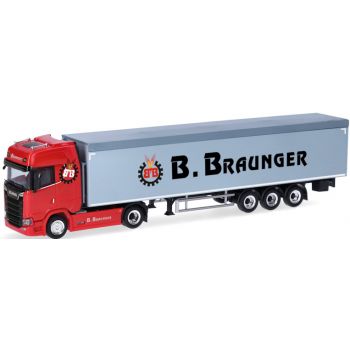 Scania CS 20 Hochdach Schubboden-Sattelzug, Bernhard Braunger, Ochsenhausen / Wennedach, Baden-Württemberg