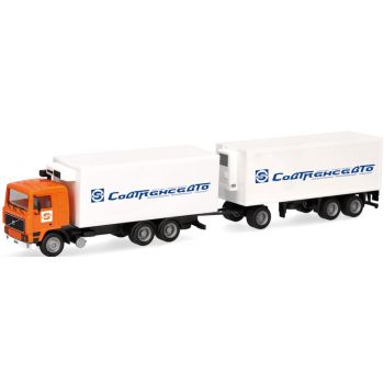 Volvo F10 Kühlkoffer-Hängerzug, Sovtransavto, Russland