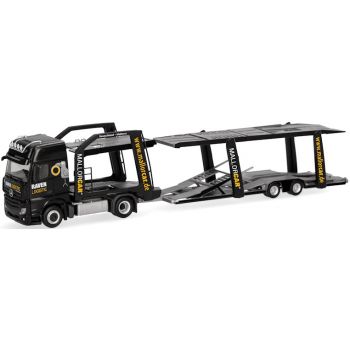 Mercedes-Benz Actros L 18 Gigaspace Autotransporter-Hängerzug, Raven Logistic, Biebesheim am Rhein, Hessen