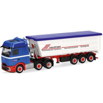 Mercedes-Benz Actros L ProCabin Bigspace Stahlmulden-Sattelzug, Riwatrans