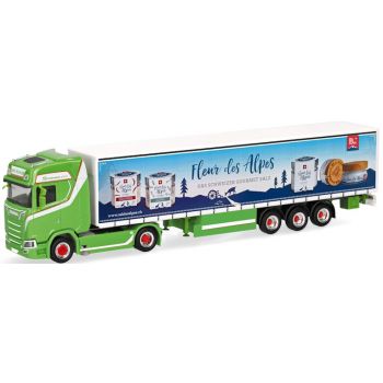 Volvo CS 20 Hochdach Gardinenplanen-Sattelzug, Urs Bühler - Fleur des Alpes, Wolhusen - Schweiz