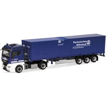 MAN TGX GM Container-Sattelzug, THW - Technisches Hilfswerk Hamburg