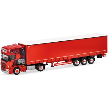 Volvo R 09 Topline Gardinenplanen-Sattelzug, Ralf Tombers Transporte / Red Hunter, Vluyn - Nordrhein-Westfalen