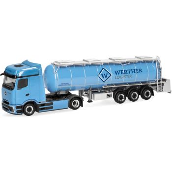 Mercedes-Benz eActros 600 ProCabin Bigspace, Lebensmitteltank-Sattelzug, Spedition Werther Logistik, Sehnde - Niedersachsen