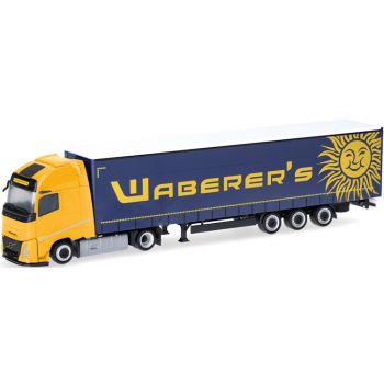 Volvo FH Aero Globetrotter XL Lowlinergardinenplanen-Sattelzug, Waberer's, Budapest - Ungarn